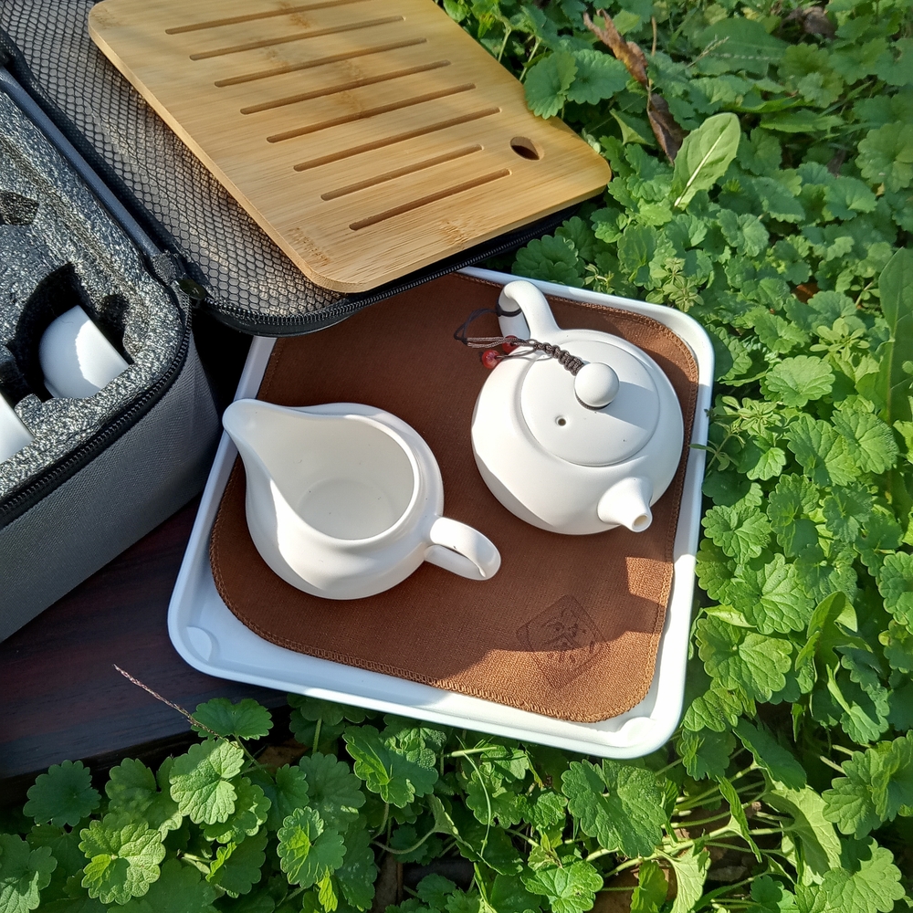 Gong Fu Porcelain Travel Tea Set TAIWAN